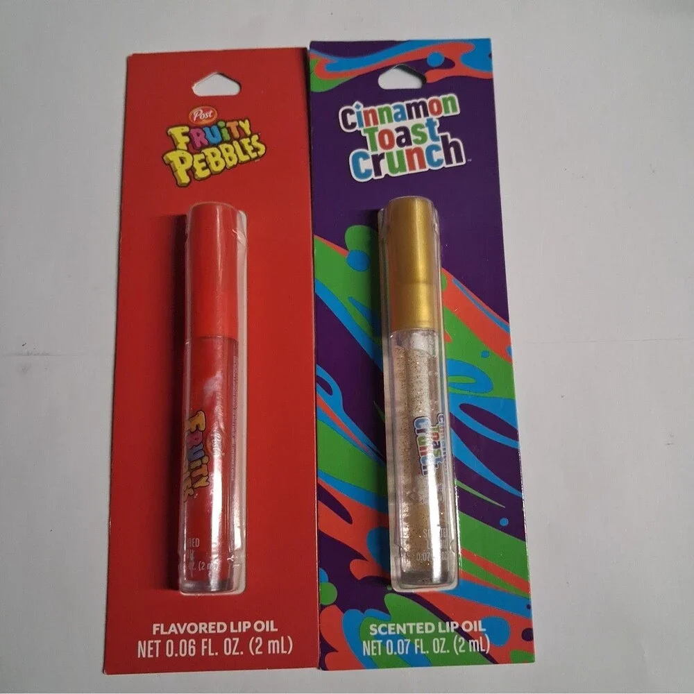 Fruity Pebbles & Cinnamon Toast  Crunch Scented Lip Oils